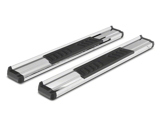 Barricade S6 Running Boards; Polished (07-18 Jeep Wrangler JK 2-Door)