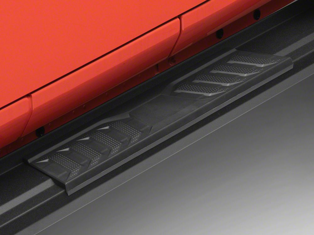 Barricade S6 Running Boards; Textured Black (18-25 Jeep Wrangler JL 2-Door)