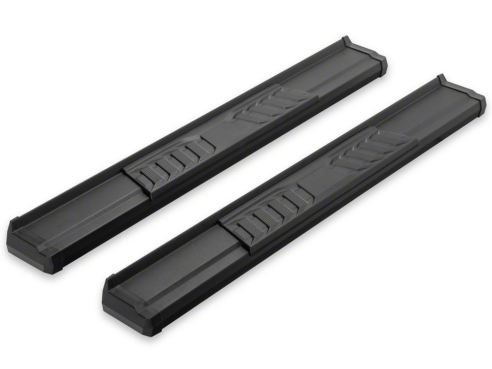 Barricade S6 Running Boards; Textured Black (18-25 Jeep Wrangler JL 2-Door)