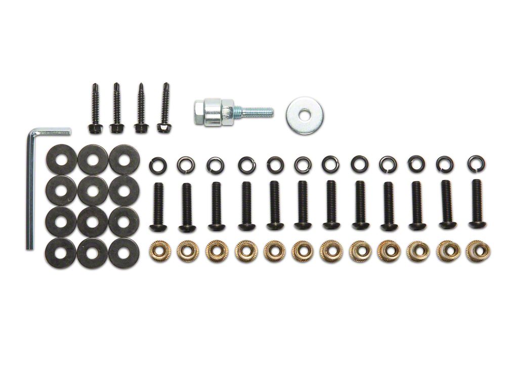Barricade Replacement Fender Flare Hardware Kit for J134139-B Only (07-18 Jeep Wrangler JK)