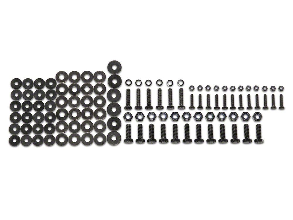 Barricade Replacement Side Step Bar Hardware Kit for J143377-JL Only (18-25 Jeep Wrangler JL 4-Door)