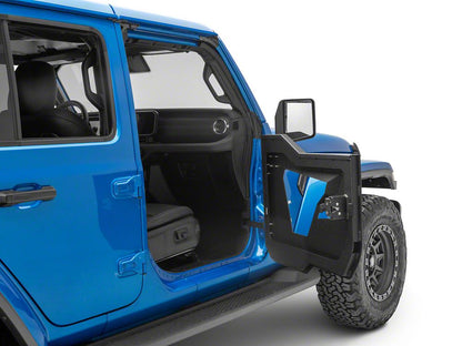 Barricade HDP Series Sheet Metal Front Doors with Mirrors (18-25 Jeep Wrangler JL)
