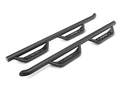 Barricade Tubular Drop Steps; Fine Textured Black (07-18 Jeep Wrangler JK 4-Door)
