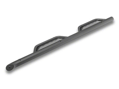 Barricade Tubular Drop Steps; Fine Textured Black (07-18 Jeep Wrangler JK 4-Door)