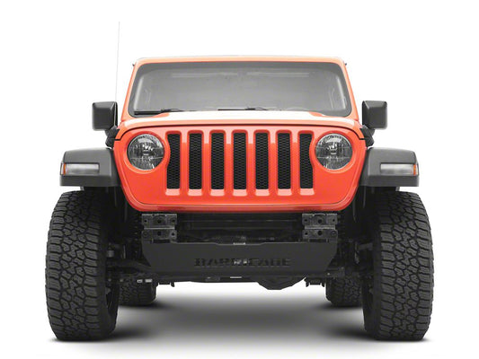 Barricade Skid Plate with Barricade Logo for Barricade Trail Force HD Front Bumper Only (07-25 Jeep Wrangler JK & JL)