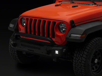 Barricade HD3 Stubby Front Bumper with LED Fog Lights (18-25 Jeep Wrangler JL)