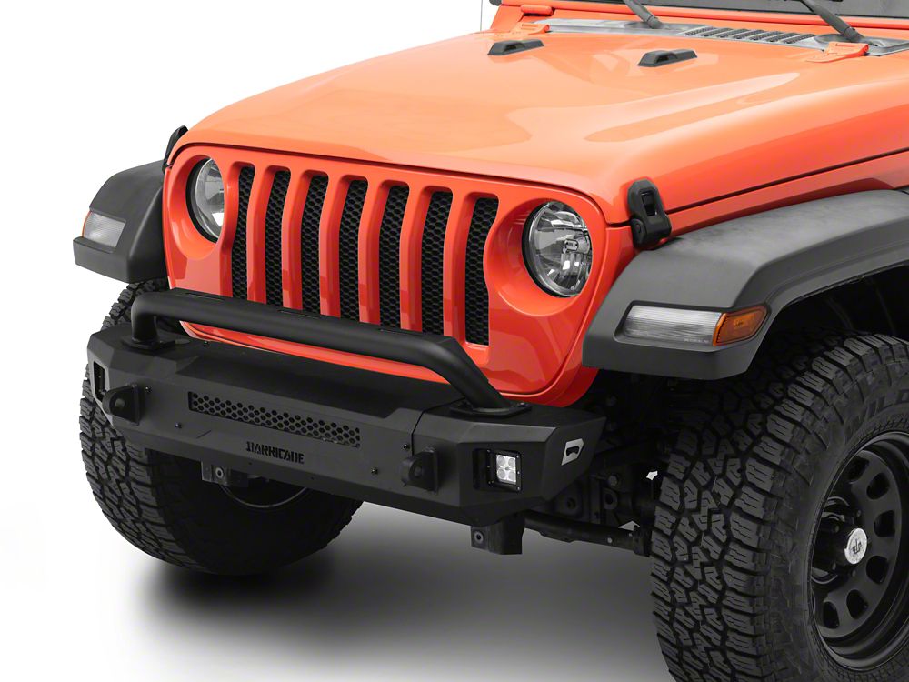 Barricade HD3 Stubby Front Bumper with LED Fog Lights (18-25 Jeep Wrangler JL)