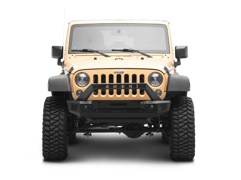 Barricade HD3 Stubby Winch Mount Front Bumper (07-18 Jeep Wrangler JK)