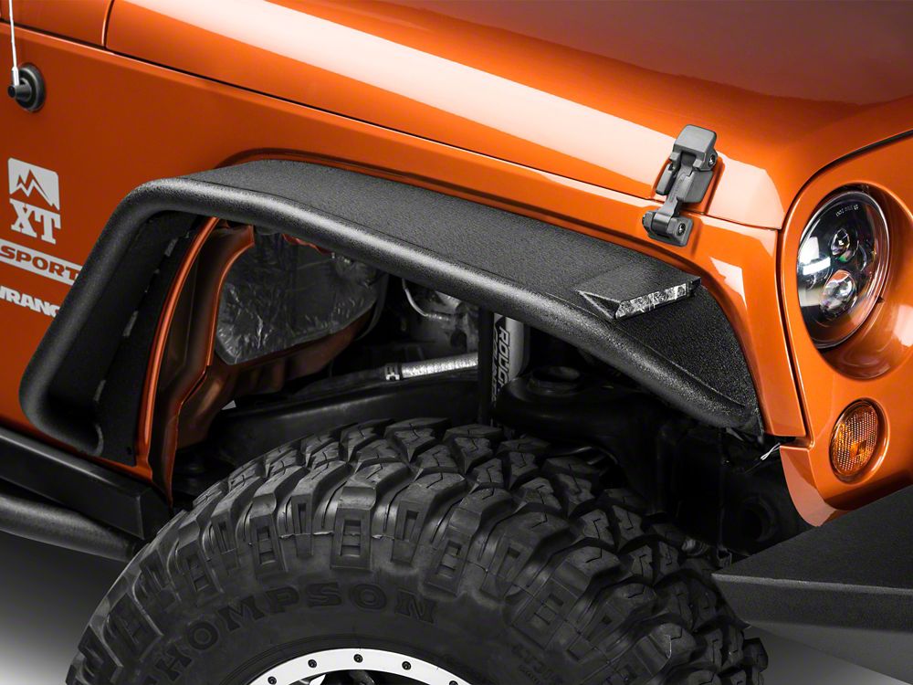 Barricade Trail Force HD Front Bumper with Tubular Fender Flares (07-18 Jeep Wrangler JK)