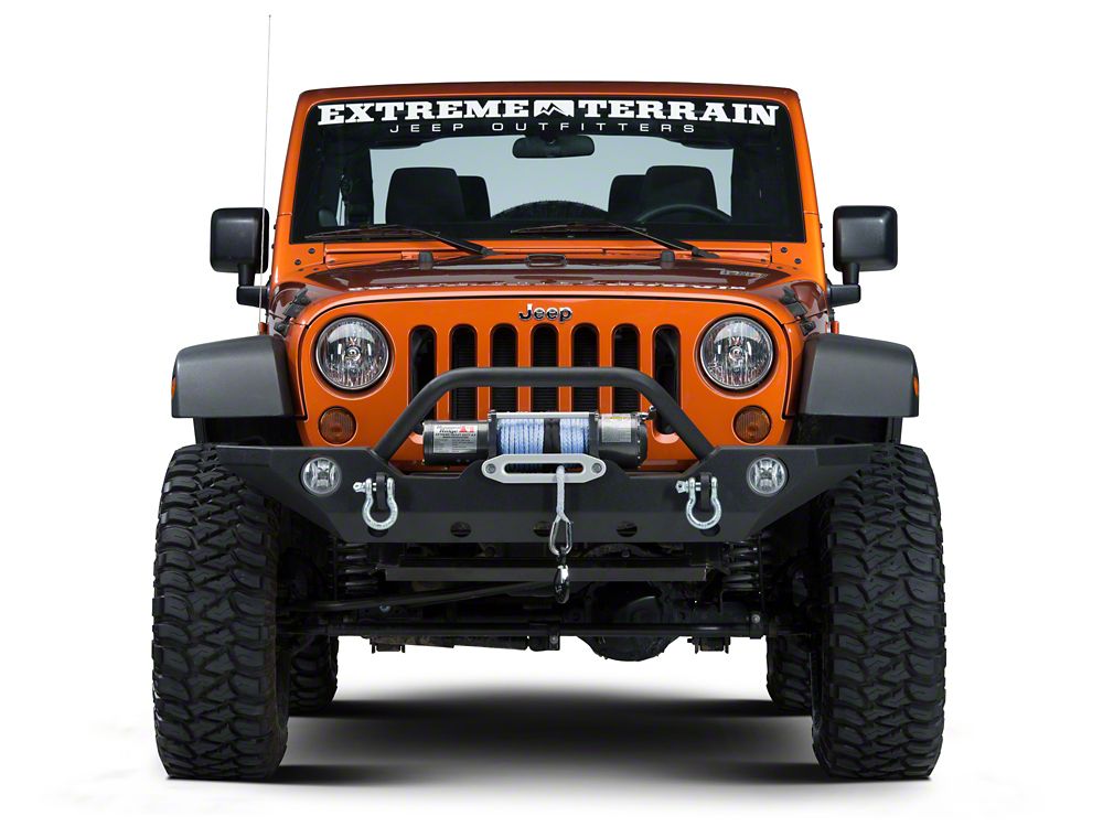 Barricade Trail Force HD Front Bumper with Tubular Fender Flares (07-18 Jeep Wrangler JK)