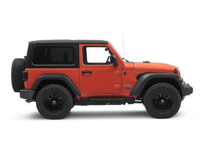 Barricade Formed HD Running Boards; Textured Black (18-25 Jeep Wrangler JL 2-Door)