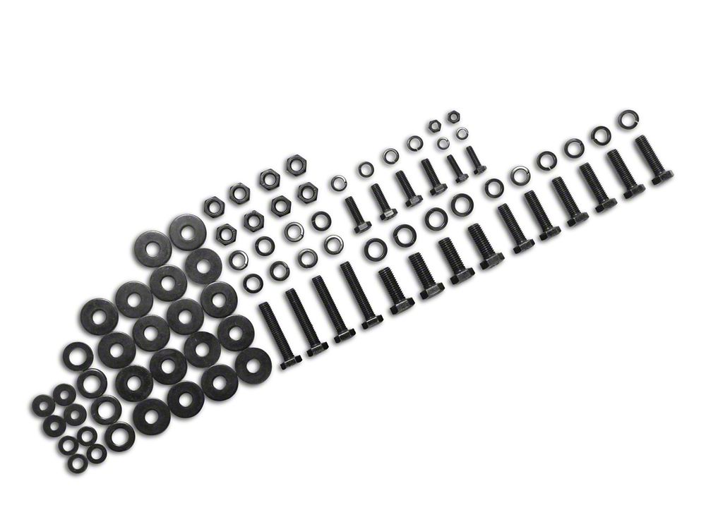 Barricade Replacement Front Bumper Hardware Kit for J130271-JL Only (18-25 Jeep Wrangler JL)