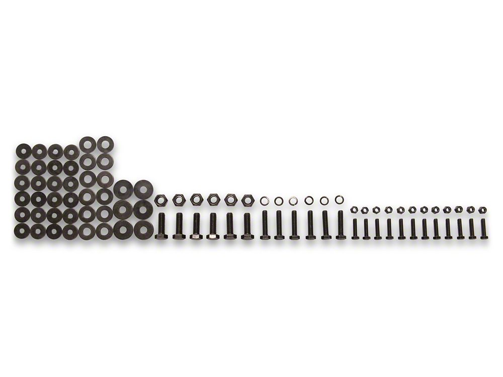 Barricade Replacement Rocker Step Hardware Kit for J123334-JL Only (18-25 Jeep Wrangler JL 4-Door)