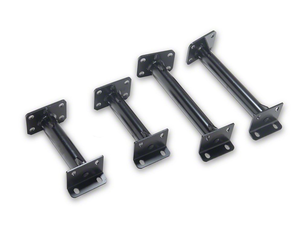 Barricade Canyon Drop Steps; Textured Black (87-06 Jeep Wrangler YJ & TJ, Excluding Unlimited)