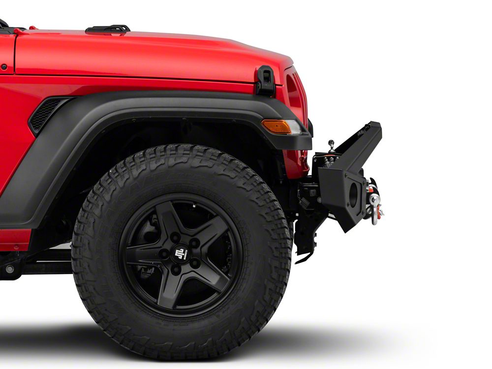 Barricade HD Front Bumper with 20-Inch Light Bar and Skid Plate (18-26 Jeep Wrangler JL)