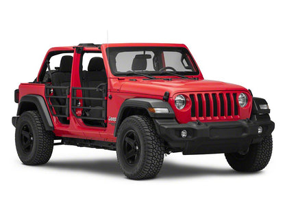 Barricade Tubular Adventure Doors; Front and Rear (18-26 Jeep Wrangler JL 4-Door)