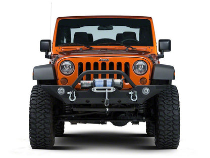 Barricade Trail Force HD Front and Rear Bumpers with 18-Inch Fog Light Extension Harness (11-18 Jeep Wrangler JK)