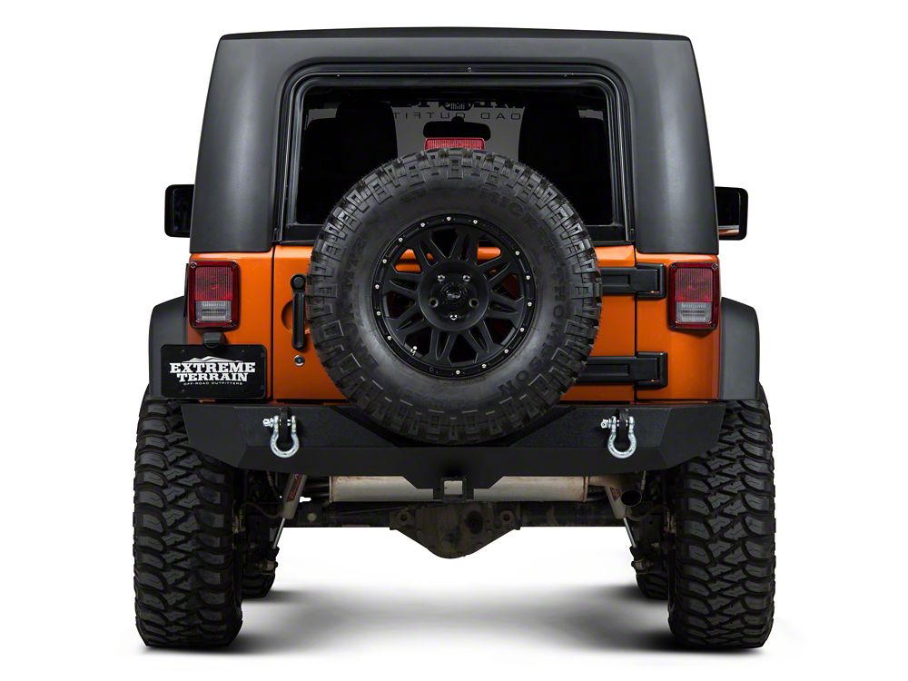 Barricade Trail Force HD Front and Rear Bumpers with 18-Inch Fog Light Extension Harness (11-18 Jeep Wrangler JK)