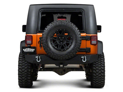 Barricade Trail Force HD Front and Rear Bumpers with 18-Inch Fog Light Extension Harness (11-18 Jeep Wrangler JK)