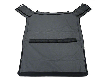 Barricade Replacement Soft Top with Tinted Windows for Half Doors w/ Door Skins; Black Diamond (97-06 Jeep Wrangler TJ)