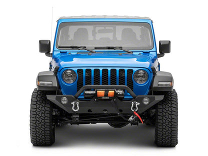 Barricade Trail Force HD Front Bumper with 9,500 lb. Winch (20-25 Jeep Gladiator JT)