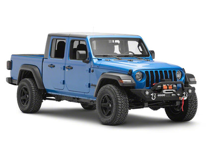 Barricade Trail Force HD Front Bumper with LED Lights and 9,500 lb. Winch (20-25 Jeep Gladiator JT)