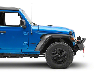 Barricade Trail Force HD Front Bumper with LED Lights and 9,500 lb. Winch (20-25 Jeep Gladiator JT)