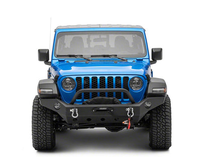 Barricade Trail Force HD Full Width Front Bumper with 9,500 lb. Winch (20-25 Jeep Gladiator JT)