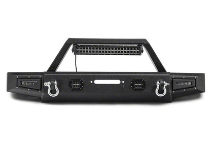 Barricade Vision Series Front Bumper with LED Fog Lights, Work Lights and 20-Inch LED Light Bar (20-25 Jeep Gladiator JT)