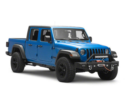Barricade Vision Series Front Bumper with LED Fog Lights, Work Lights and 20-Inch LED Light Bar (20-25 Jeep Gladiator JT)