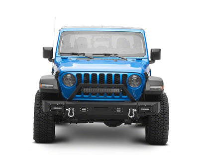 Barricade Vision Series Front Bumper with LED Fog Lights, Work Lights and 20-Inch LED Light Bar (20-25 Jeep Gladiator JT)
