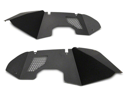Barricade Aluminum Inner Fender Liners; Front (20-25 Jeep Gladiator JT)