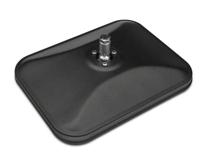 Barricade Rectangular Adventure Mirrors; Textured Black (20-25 Jeep Gladiator JT)