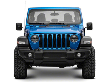 Barricade Rectangular Adventure Mirrors; Textured Black (20-25 Jeep Gladiator JT)