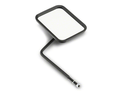 Barricade Rectangular Adventure Mirrors; Textured Black (20-25 Jeep Gladiator JT)