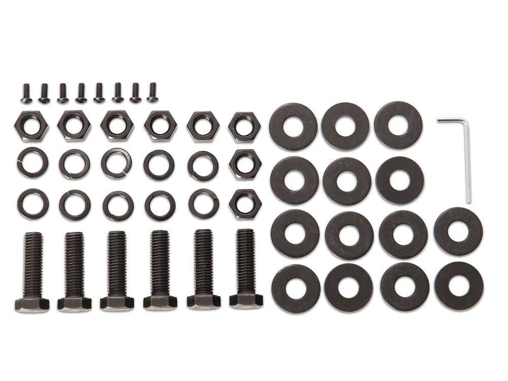 Barricade Replacement Bumper Hardware Kit for JG3198 Only (20-25 Jeep Gladiator JT)