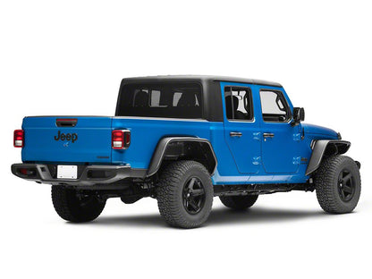 Barricade Tubular Fender Flares with LED DRL and Marker Lights; Front and Rear (20-25 Jeep Gladiator JT)