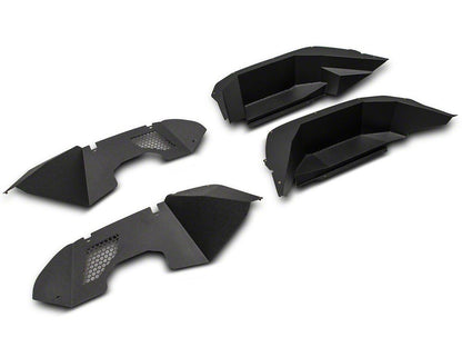 Barricade Aluminum Inner Fender Liners; Front and Rear (20-25 Jeep Gladiator JT)