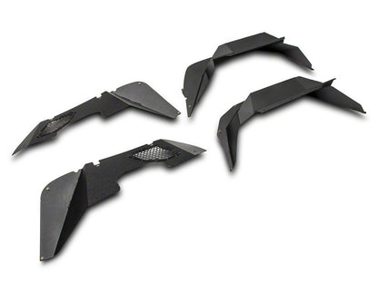 Barricade Aluminum Inner Fender Liners; Front and Rear (20-25 Jeep Gladiator JT)