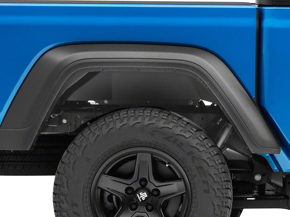 Barricade Aluminum Inner Fender Liners; Front and Rear (20-25 Jeep Gladiator JT)