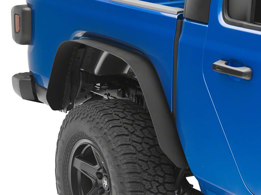 Barricade HD Flat Fender Flares; Rear (20-25 Jeep Gladiator JT)