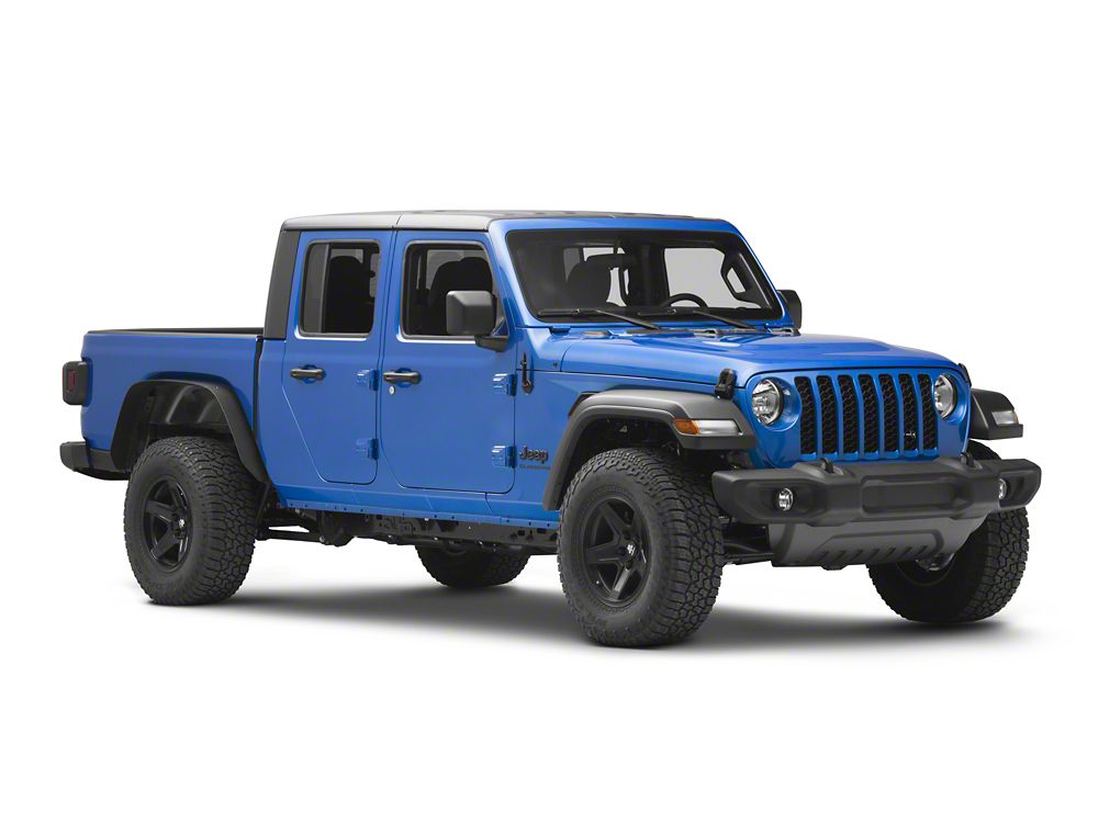 Barricade HD Flat Fender Flares; Rear (20-25 Jeep Gladiator JT)