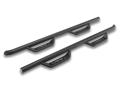 Barricade Tubular Drop Steps; Fine Textured Black (20-25 Jeep Gladiator JT)
