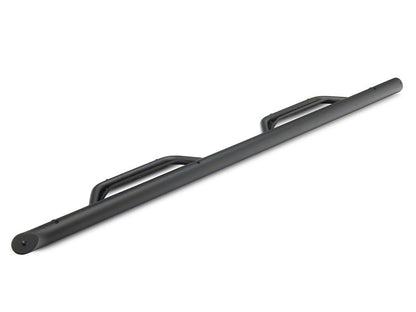 Barricade Tubular Drop Steps; Fine Textured Black (20-25 Jeep Gladiator JT)