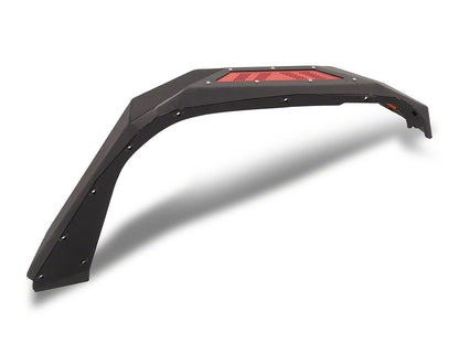 Barricade X-Series Front Fender Flares; Red Mesh (20-25 Jeep Gladiator JT)