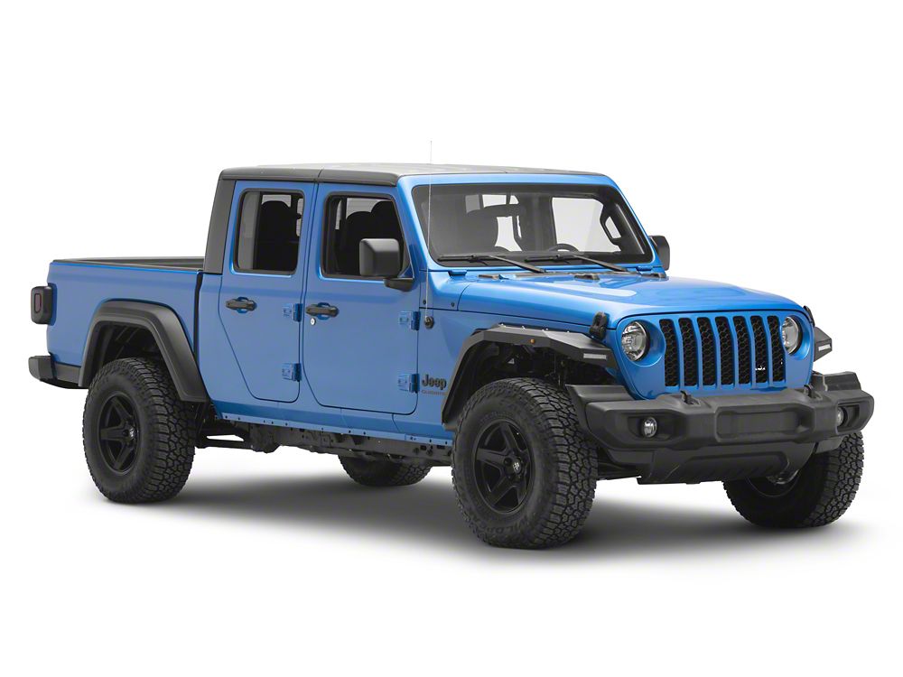 Barricade X-Series Front Fender Flares; Red Mesh (20-25 Jeep Gladiator JT)