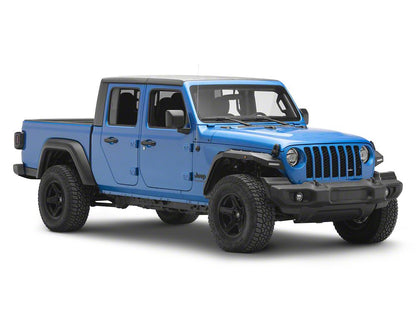 Barricade X-Series Front Fender Flares; Red Mesh (20-25 Jeep Gladiator JT)