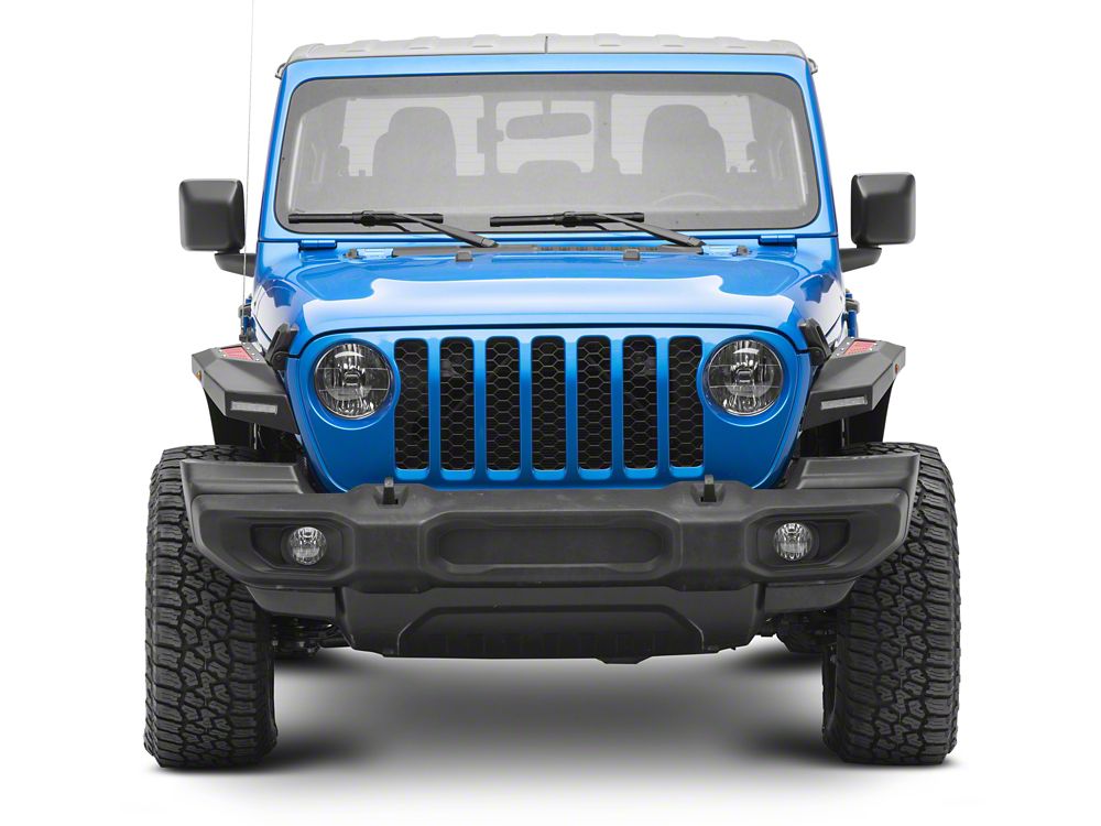 Barricade X-Series Front Fender Flares; Red Mesh (20-25 Jeep Gladiator JT)