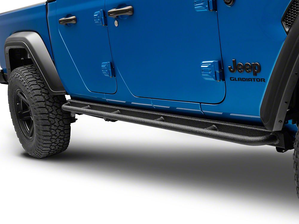 Barricade Enhanced Rubi Rails; Textured Black (20-25 Jeep Gladiator JT)