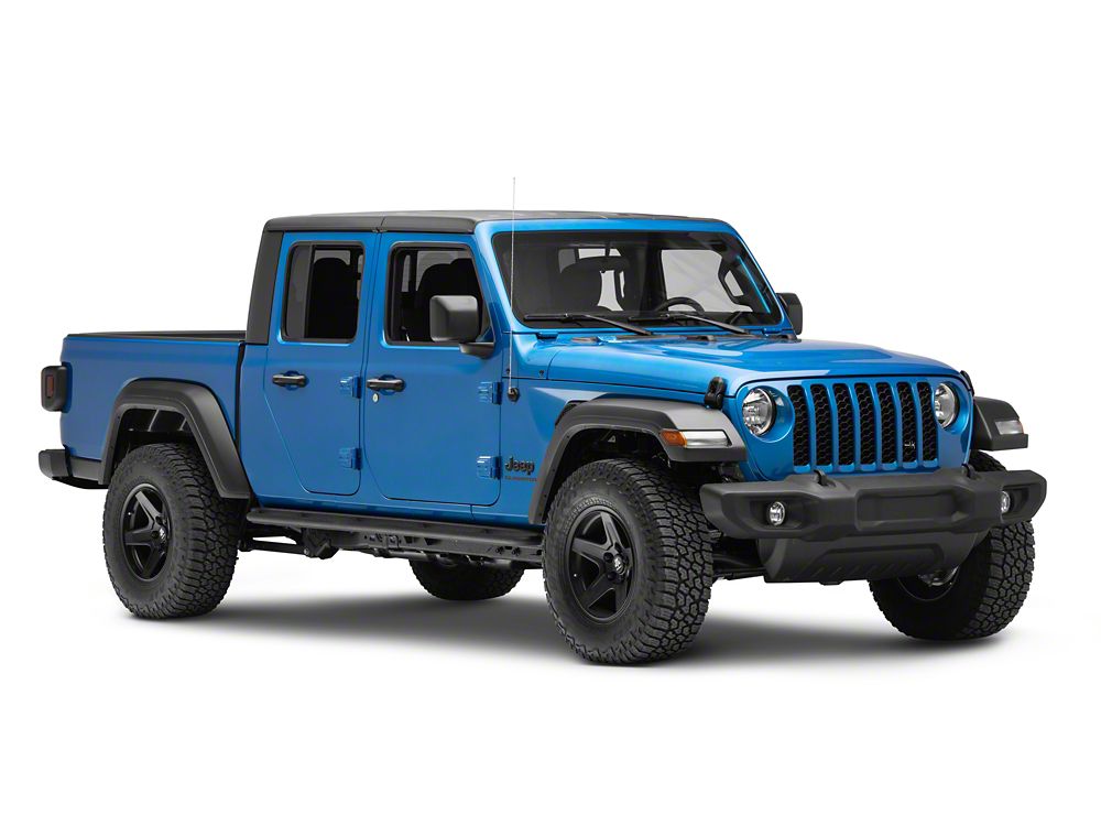 Barricade Enhanced Rubi Rails; Textured Black (20-25 Jeep Gladiator JT)